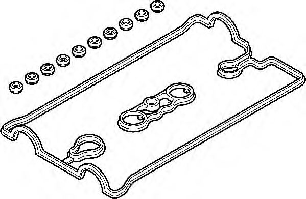ELRING 658.180 Gasket Set, cylinder head cover
